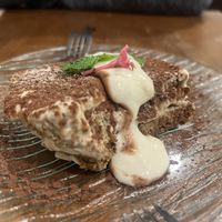 Tiramisu  at Unique (V) Pizzeria SUKHASANA in Osaka