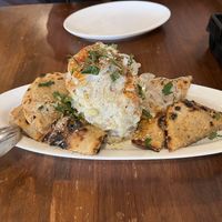 Potato saladd  at Unique (V) Pizzeria SUKHASANA in Osaka