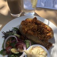 Nutty Dahl baked potato at The Garden Restaurant & Raemoir Cafe in Banchory