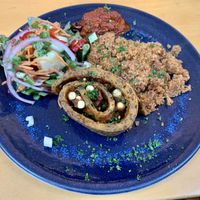 Moroccan cauliflower roulade and quinoa   at The Garden Restaurant & Raemoir Cafe in Banchory