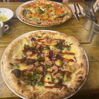 Christmas cracker vegan and green green grass of holy  at Hooker & Eight in Gloucester