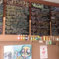 menu at Fiore's Italian Bakery in Jamaica Plain