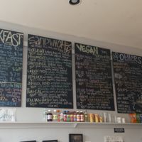 vegan menu at Fiore's Italian Bakery in Jamaica Plain