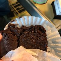 Vegan Brownie at Fiore's Italian Bakery in Jamaica Plain