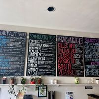 So many vegan options  at Fiore's Italian Bakery in Jamaica Plain
