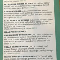 The portions of chips and salad that accompanied the burgers were generous  at The Lochy in Fort William