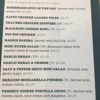 Nice garlic bread at The Lochy in Fort William