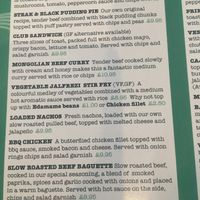 The curry was tasty and a generous portion  at The Lochy in Fort William