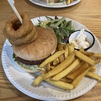 Vegan cheese burger  at The Lochy in Fort William