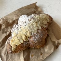 Almond croissant   at Hopper & Bean - Winchmore Hill in North London