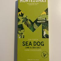 Lime & sea salt dark chocolate bar  at Refill At The Grange in North London