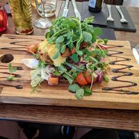 Vegan Brusheta at Inveroran Hotel in Bridge Of Orchy