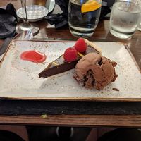 Vegan Chocolate Tart at Inveroran Hotel in Bridge Of Orchy