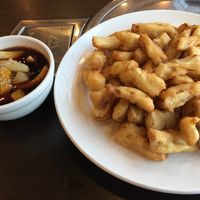 Tangsuyook (sweet and sour mushroom)  at Chinatown - 서귀포 차이나타운 in Seogwipo