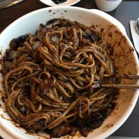 Gan jjajang mixed (sweet bean sauce noodles)  at Chinatown - 서귀포 차이나타운 in Seogwipo
