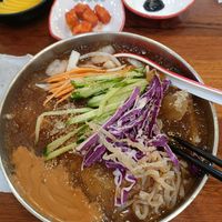 It's iced broth and has shrimps at Chinatown - 서귀포 차이나타운 in Seogwipo