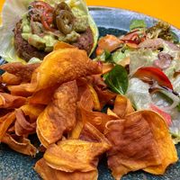 Naked Burger at Vegan Oasis in Tallinn