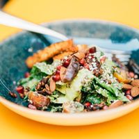 Explosion salad at Vegan Oasis in Tallinn