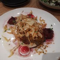 Aubergine dish at Vegan Oasis in Tallinn