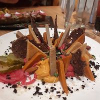 Cheese platter at Vegan Oasis in Tallinn