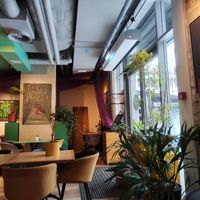 Interior design at Vegan Oasis in Tallinn