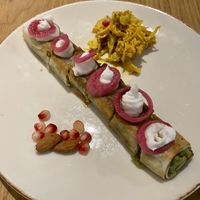 Spinach pie  at Vegan Oasis in Tallinn