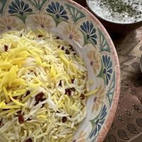 rice bowl  at Aftab Persian Streetfood in Berlin