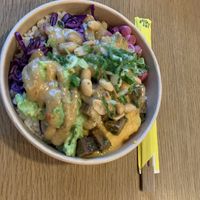 Tofu sesame bowl („not so big“)  at Fat Monk - Wien Mitte in Vienna