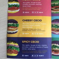 Menu  at Flower Burger - Corso Garibaldi in Milan