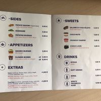 Menu  at Flower Burger - Corso Garibaldi in Milan