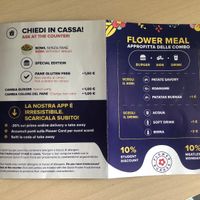 Menu  at Flower Burger - Corso Garibaldi in Milan