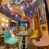 Very cute design :) at Flower Burger - Corso Garibaldi in Milan