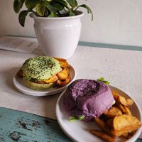 Took ours to go at Flower Burger - Corso Garibaldi in Milan