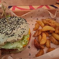 Vegan burger at Flower Burger - Corso Garibaldi in Milan