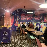 Inside (down)  at Flower Burger - Corso Garibaldi in Milan