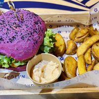 Burger meal   at Flower Burger - Corso Garibaldi in Milan