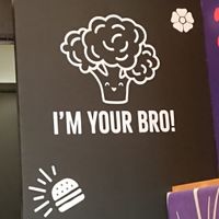 lil broccoli 🥦  at Flower Burger in Amsterdam