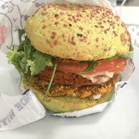   at Flower Burger in Amsterdam