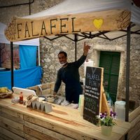   at Falafel Stand in Mallorca