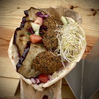   at Falafel Stand in Mallorca