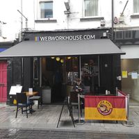 Outside at Cafe Eco in Cork