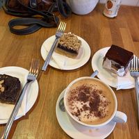 Cakes: peanut chocolate, blueberry cheesecake, tiramisu  at Eco on Winthrop in Cork