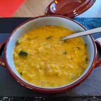 Estofat de llenties i carabassa at La Vermuteria in Solsona