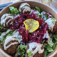 Falafel portion at Chilli Fusion Streetfood in Porec
