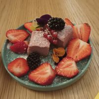Veganer Nachtisch at Pomodorino in Weiden