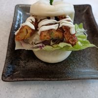 Veg tempura bao at J Shinsen Express in Indooroopilly