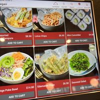 Vegan menu   at J Shinsen Express in Indooroopilly