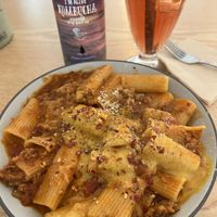 rigatoni pasta with cashew-based cheese and soy sausage. 10/10 would recommend!!!   at Plant Cafe & Kitchen - Yeonnam in Seoul