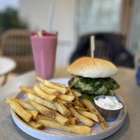 Burger joy! 😍  at Plant Cafe & Kitchen - Yeonnam in Seoul