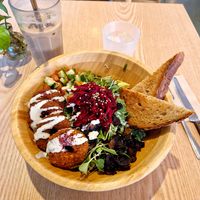 Falafel salad😋 at Plant Cafe & Kitchen - Yeonnam in Seoul